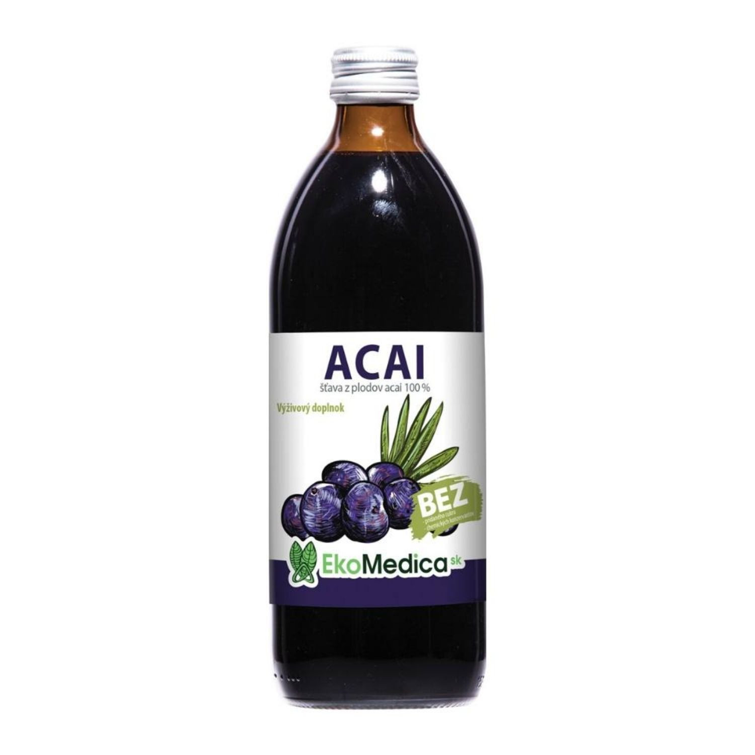 EkoMedica Acai 100% lé 500 ml