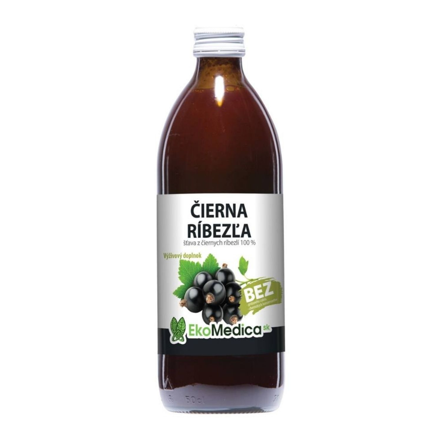 EkoMedica Fekete ribizli 100% lé 500 ml