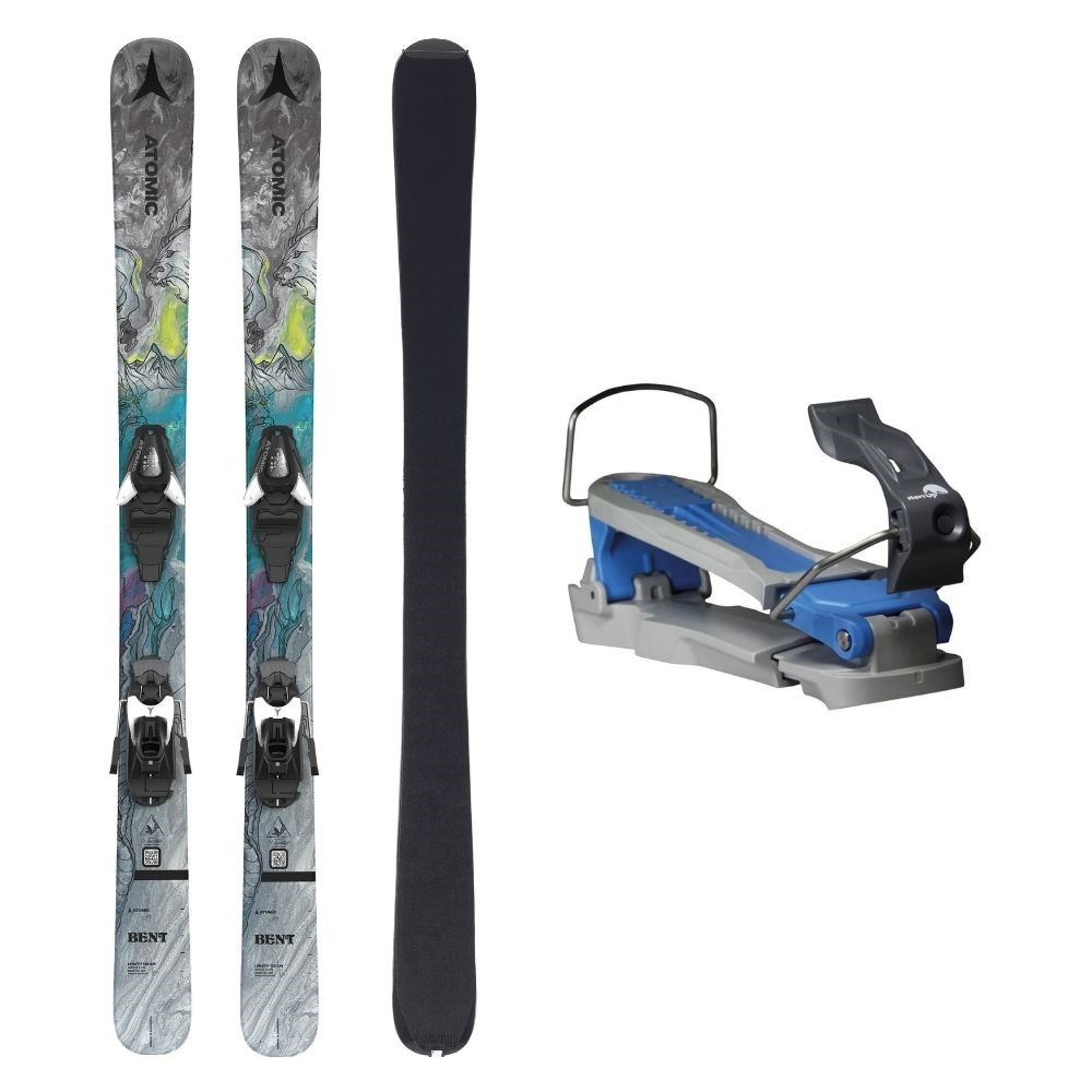 Product Skialp gyerek síléc ATOMIC Bent JR 120-130 cm csúszásgátló övvel + StartUp pedál adapter