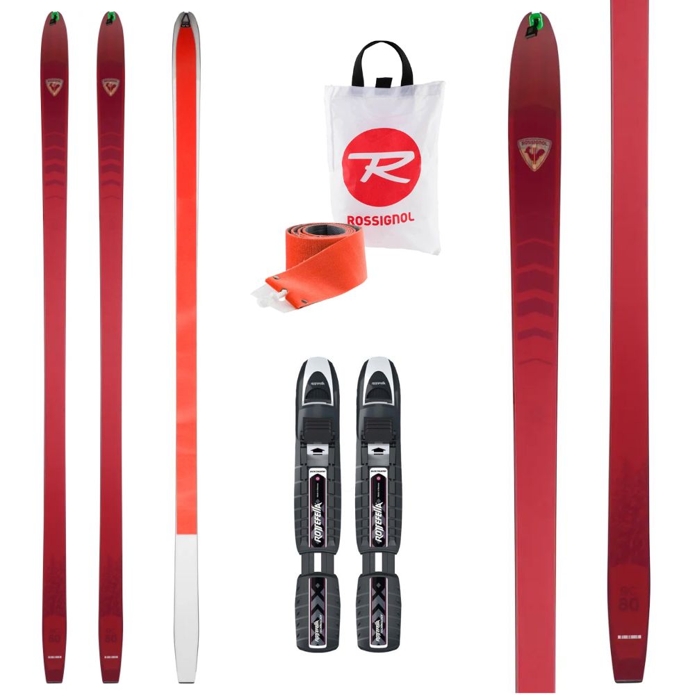 Product Backcountry készlet ROSSIGNOL BC 80 Positrack mászópántokkal és BC NNN kötéssel