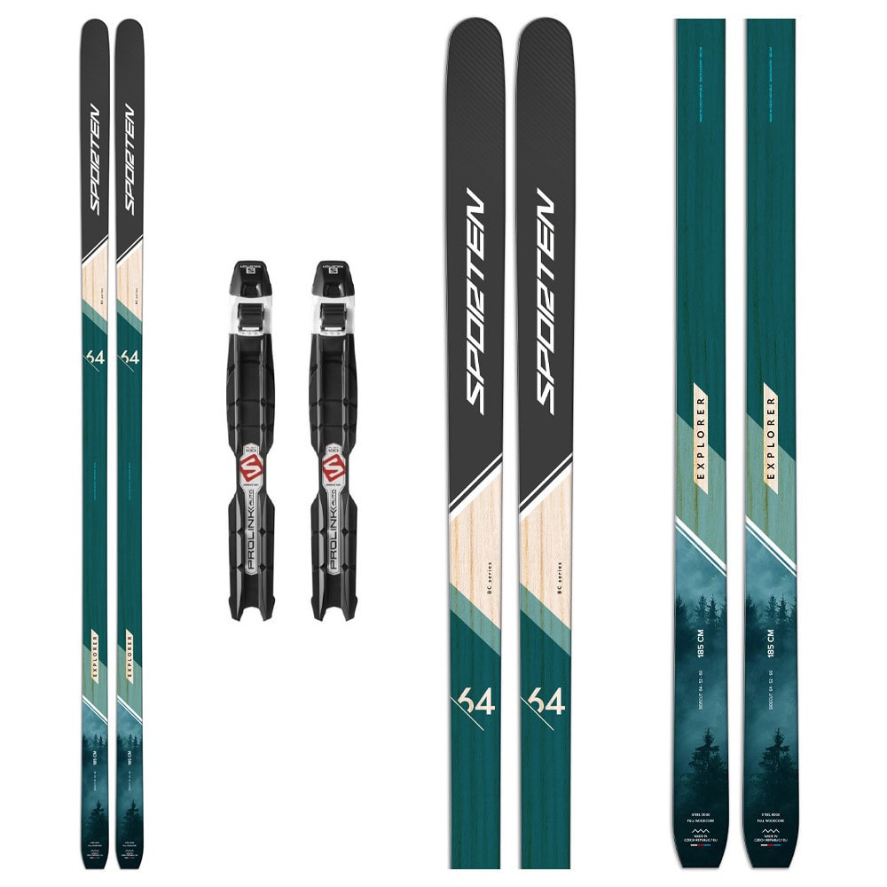 Backcountry szett SPORTEN Explorer SKIN csúszásgátló övvel és kötéssel SALOMON Prolink Auto - NNN - Backcountry készletek - 1