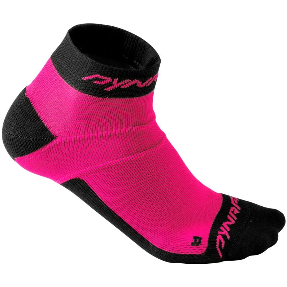 DYNAFIT Vert Mesh Footie Socks Pink glo