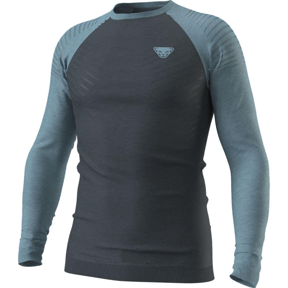 Férfi hosszú ujjú merinó aláöltözet felső DYNAFIT Tour Light Merino Long Sleeve Shirt M Smoke Blue