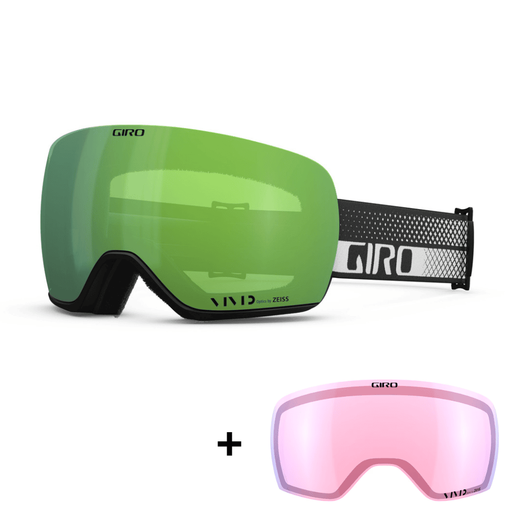 Síszemüveg GIRO Article II Vivid Emerald S2 + Vivid Infrared S1 mágneses pótlencse