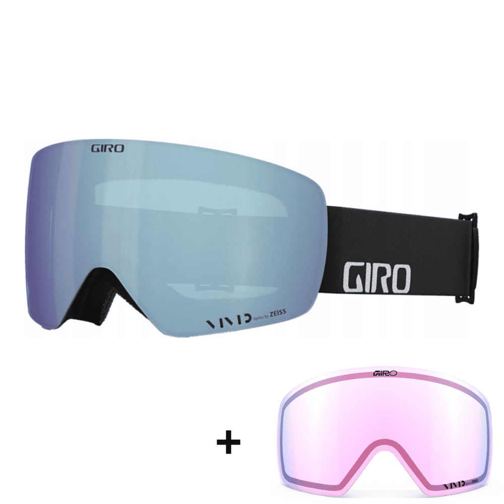 Síszemüveg GIRO Contour RS Vivid Royal S2 + Vivid Infrared S1 mágneses pótlencse