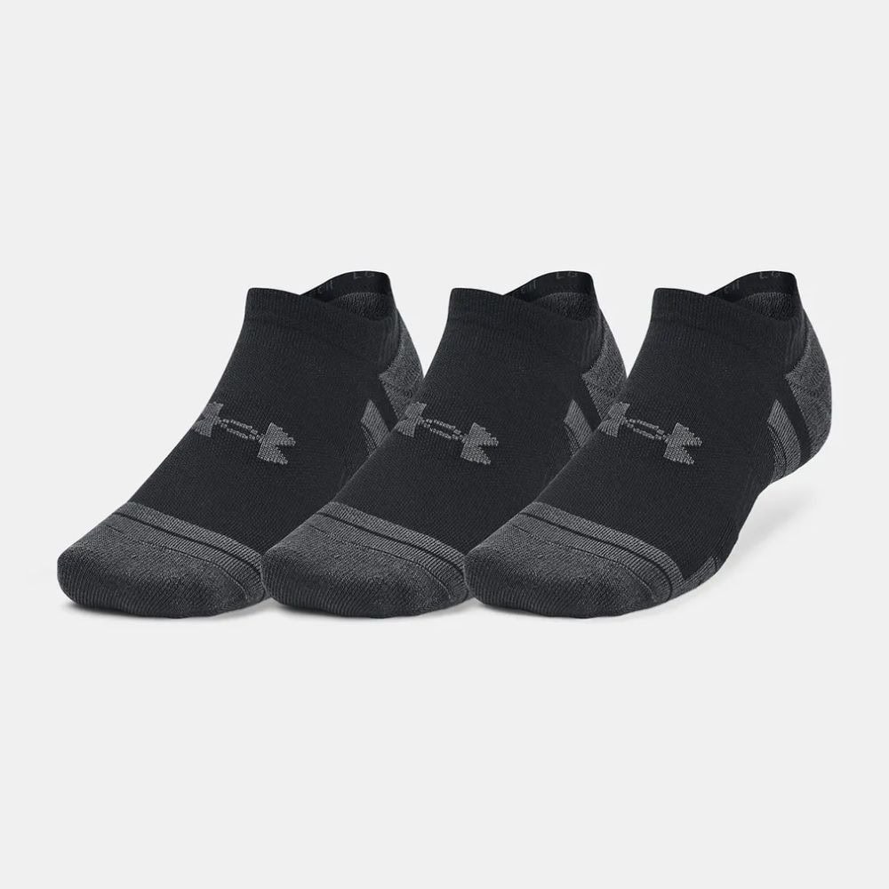 Zokni UNDER ARMOR Performance Tech 3pk NS Fekete