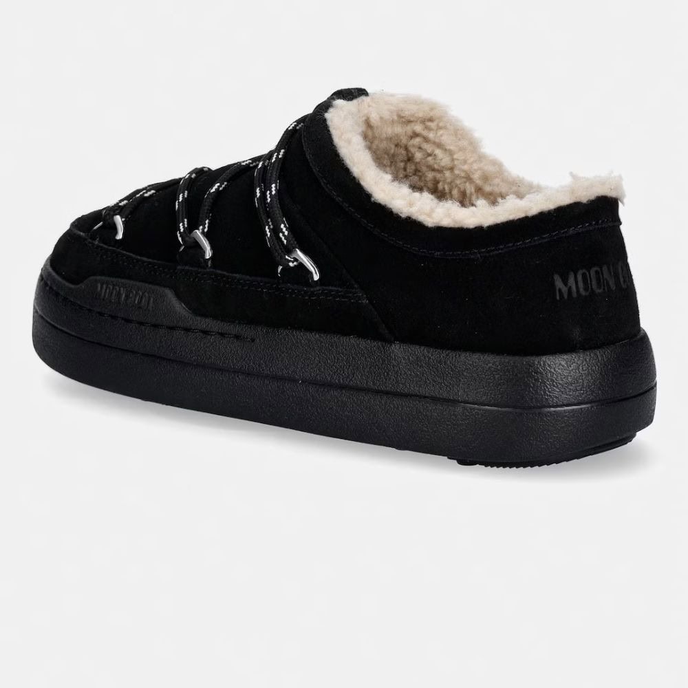 Moon Boot Park Slipper Black slip-on cipő