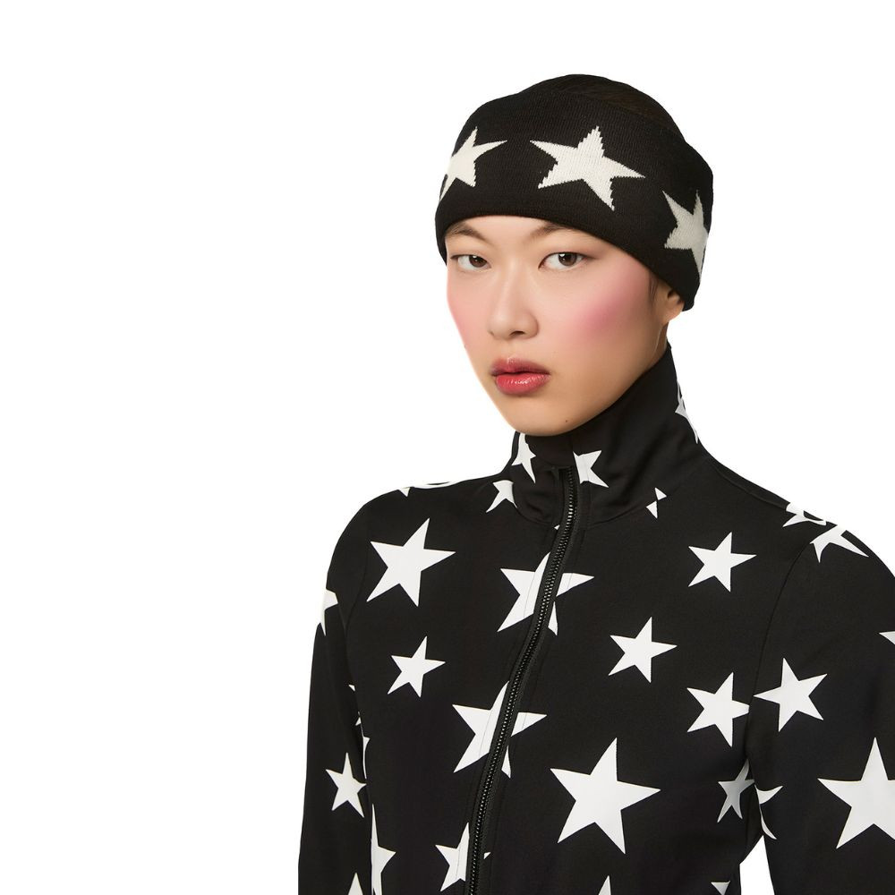 Luxus fejpánt GOLDBERGH Cosmic Headband Black