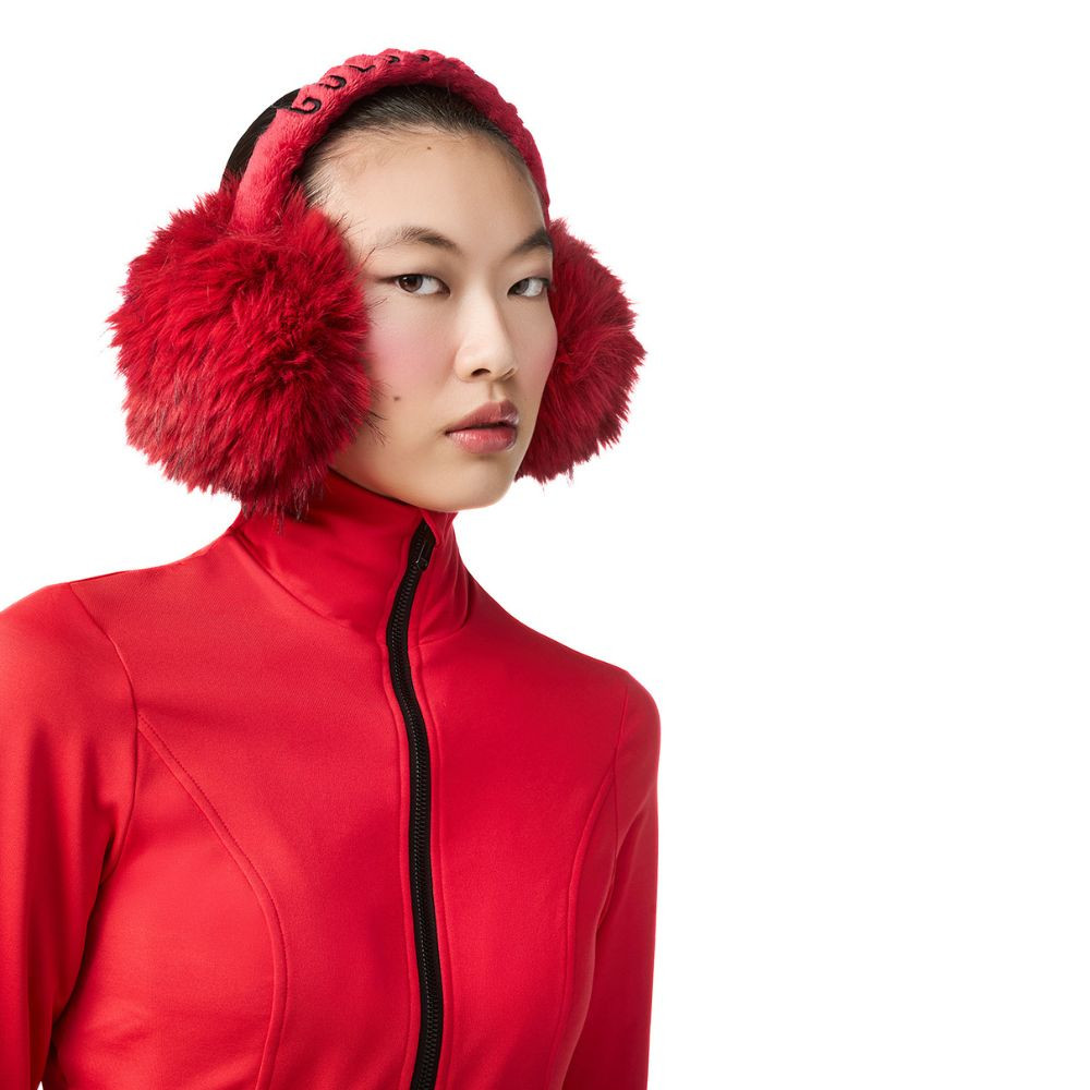 Luxus fülvédő GOLDBERGH Fluffy Earwarmers Flame