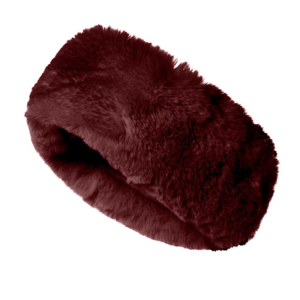 Luxus fejpánt GOLDBERGH Froid Fluffy Headband Vino Rosso
