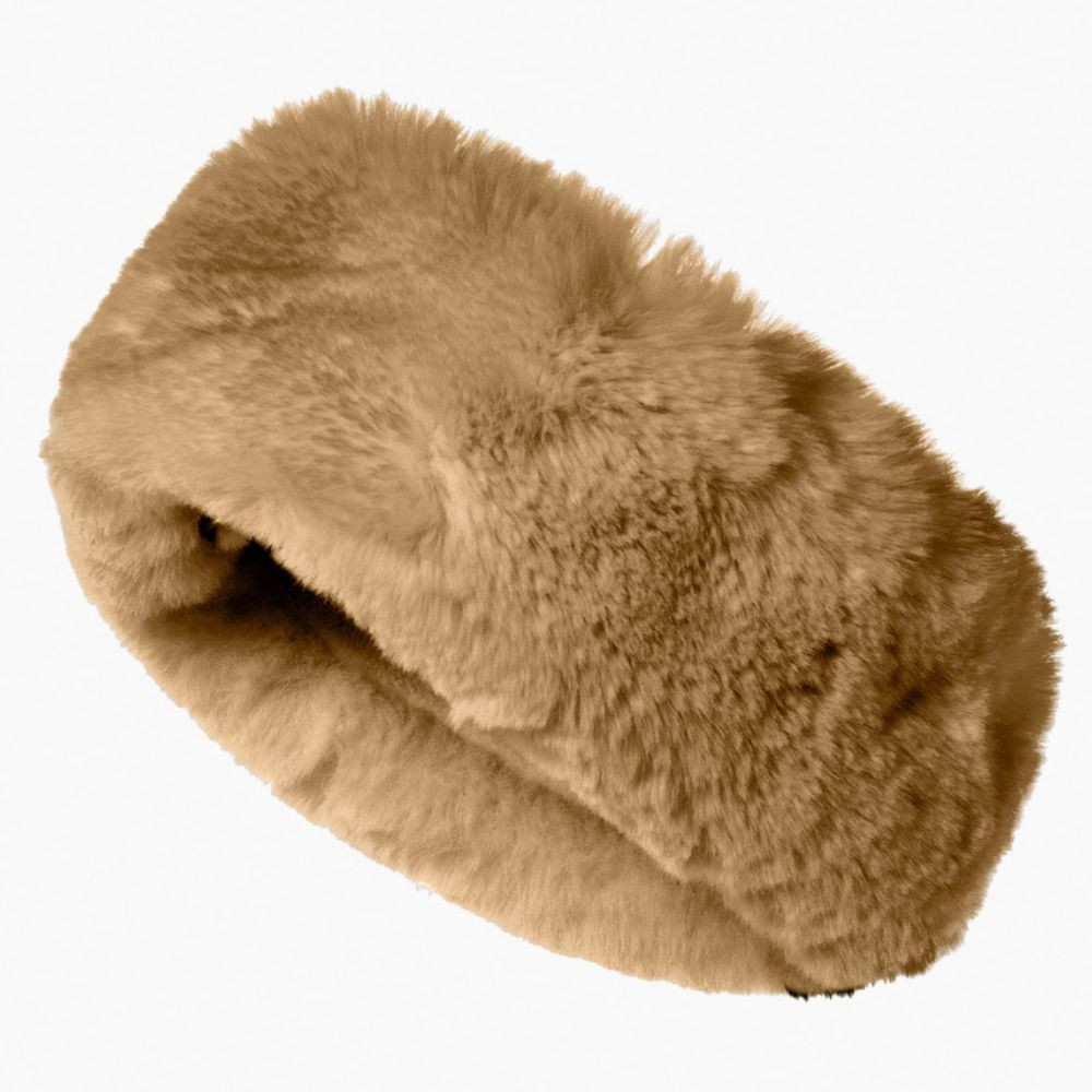 Luxus fejpánt GOLDBERGH Froid Fluffy Headband Lark