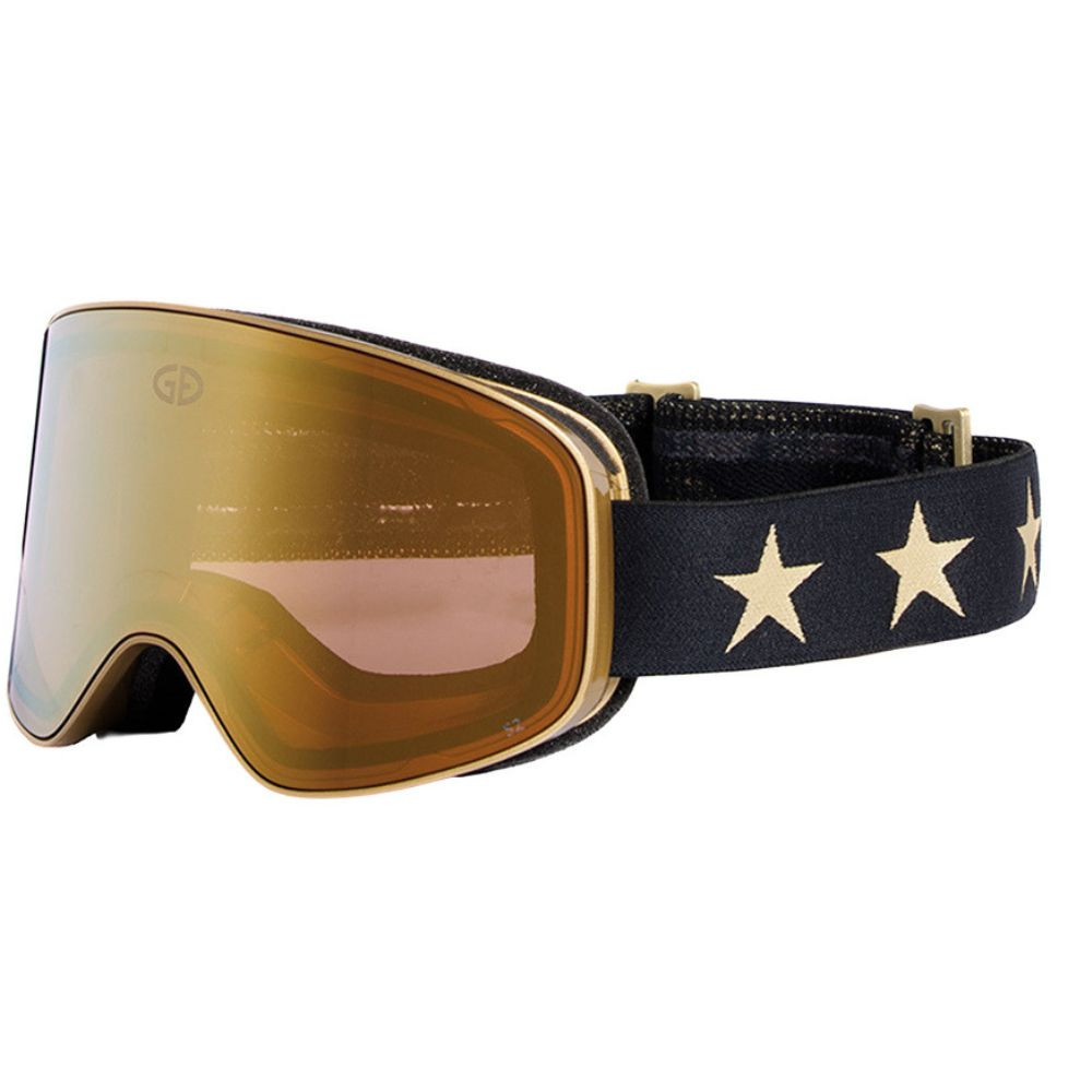 Luxus szemüveg GOLDBERGH Starshine Ski Goggle Black/Gold
